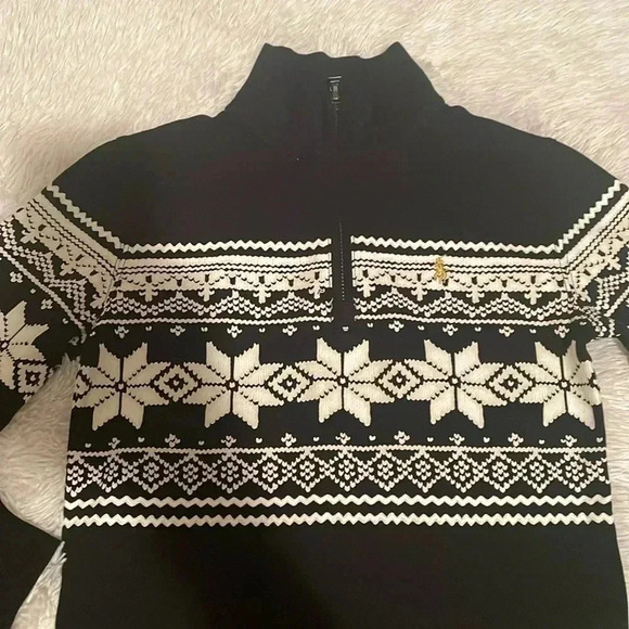 Ralph Lauren boys fair isle cotton interlock pullover size 8 - Picture 2 of 10